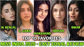 Miss India 2020 East Zonal Review  - Top 10 Favorites