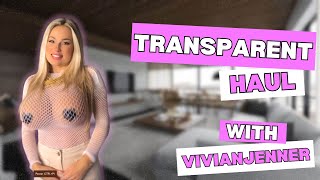 [4K] Transparent Try On Haul | Get Ready With Vivian (2024)