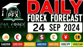 24 SEP 2024 DAILY FOREX FORECAST GOLD ALL TIME NEW HIGHER HIGH