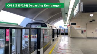 [Final Day][SMRT] C651 (213/214) departing Kembangan