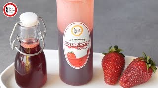 Homemade Strawberry Syrup Recipe by Food Fusion Kids