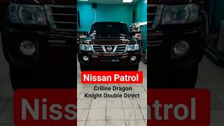 Nissan Patrol Y61 Установка  Светодиодных линз Criline Dragon Knight Double Direct|#тюмень