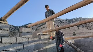 Building Together: Installing Steel Beams and Sharing a Meal"