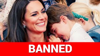 BANNED!🛑 Princess Kate says Prince Louis will be missing from all royal events after this disrespect