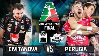 Civitanova vs Perugia 2018 Coppa Italia Final | Volleyball Highlights