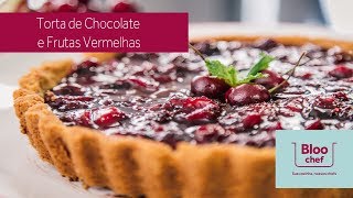 Especial de Natal - Torta de Chocolate com Frutas Vermelhas