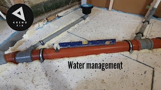 Plumbing. Waste and water. Pipe fitting. Insulation. Bathroom and kitchen renovation / Part 4