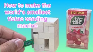 How to make the world’s smallest TicTac veding machine! #legobuilding #lego #tictac