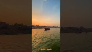 Maa Ganga ke is pani se tm shuddha ho jaoge bs naav krke dekho #love #ganga #kashi #travel #art #ai