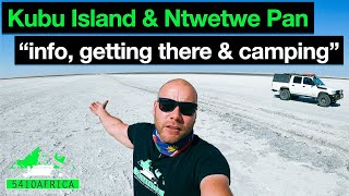 Kubu Island & driving to Gweta via Ntwetwe Pan