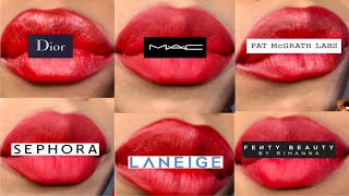 Valentines Day Red Lipstick Swatches | ALLURE'S BEST RED LIPSTICKS OF ALL TIME |