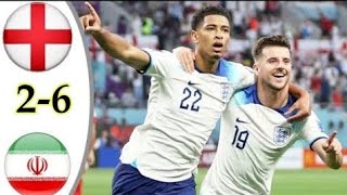 England vs Iran 6-2 - All Goals & Highlights - 2022