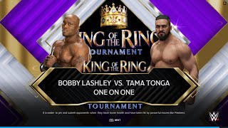 Bobby Lashley VS Tama Tonga - KOTR - WWE 2K24