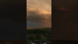 Thunderstorm and thunder. ASMR #shorts