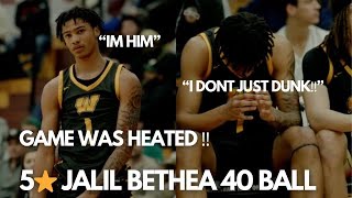 "I'M #1" 5 STAR Jalil Bethea Dropped 40 In Overtime THRILLER vs Corona Centenial!! MUST WATCH