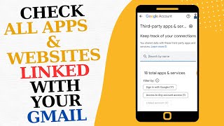 How to Check and Delete 3rd Party Apps & Websites Linked to Your Gmail Account | Gmail Account