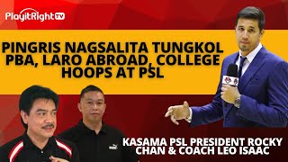 Pingris nagsalita tungkol sa PBA, laro abroad, college hoops at PSL!