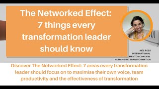 The Networked Mindset - Humanising Transformation Leadership Circle