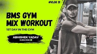 #Vlog 31 Aaj kiye mix exercise gym me🤩😍