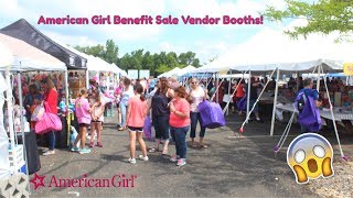 American Girl Benefit Sale Vendor Booth Tour!