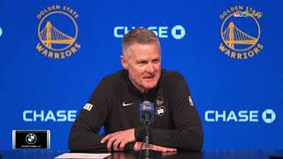 Full Warriors POSTGAME INTERVIEWS vs Lakers | Steve Kerr, Steph Curry, Klay Thompson