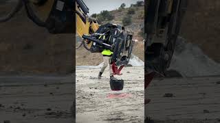 Fork lift bob cat at work Huku USA