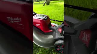 Munching Long Grass with the Milwaukee Mower! #grasscutting #milwaukeem18 #milwaukeetools #mower