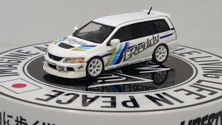 TARMAC WORKS 1/64 Mitsubishi Lancer Evolution Wagon (GReddy) // Special edition White // showcase