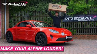 HOW TO IMPROVE THE EXHAUST SOUND OF YOUR ALPINE A110