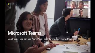 Teams and PowerPoint Presenter Mode