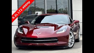 2019 Chevrolet Corvette 2LT Stingray 6.2L V8 460 HP For Sale Walk-Around Tour at Carmel Motors Indy