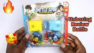 Battle Spin Speed - Like a Beyblade Unbox,Review and Battle ☺️