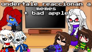 undertale reaccionan a memes + bad apple