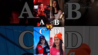 Filiz vs Naz Dej vs Anisa vs ..!?A,B,C,D..!? #tiktok #follow #shortvideo #singing #shorts