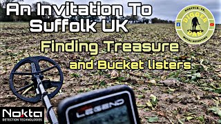 An Invitation To Suffolk UK | Finding Treasure | And Bucket Listers | Metal Detecting UK | #Treasure