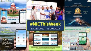 NICThisWeek (05 December 2022 - 11 December 2022)