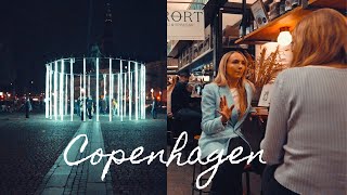 Copenhagen in February 2022 🇩🇰 Light Festival, Torvehallerne, Downtown Walk 4k Denmark