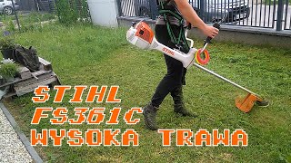 STIHL FS 361 C - koszenie działki wujka #2