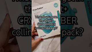 What's in dr Jart+ CRYO RUBBER colling mask pack?