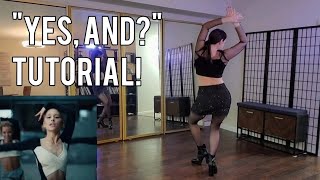 "YES, AND?" DANCE TUTORIAL FOR BEGINNERS WITH BACK VIEW, MIRROR & COUNTS! ARIANA GRANDE DANCE