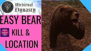 Super Easy Bear Kill & Location Medieval Dynasty Xbox