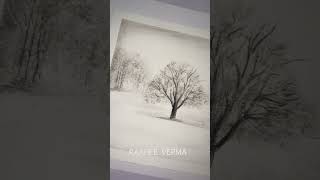 Snow drawing|scenery drawing|#short