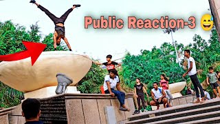 Public react on calisthenics 🔥। Public Reaction video-3 😊। Shivaz fitzone