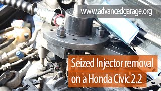 Hydraulic Extraction of Stuck Injector on Honda Civic 2.2 CDTI N22A/N22B