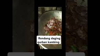 RENDANG DAGING QURBAN KAMBING #rendang #shortvideo