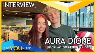 INTERVIEW with Aura Dione (DMGP 2024) Mirrorball of Hope - DENMARK EUROVISION 2024