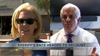 Pima County Sheriff's race heads for recount with Nanos and Lappin separated by fewer than 500 votes