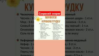 Маринуем куриную грудку #рецепты #youtubeshorts #рецепт #ксюшакулинар #вкуснаяминутка