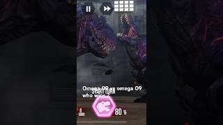 Omega 09 vs opponent omega 09 - Jurassic World: the game  #shorts