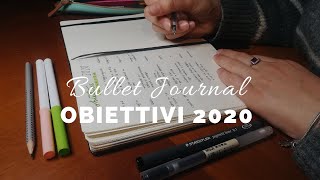 Bullet Journal: OBIETTIVI 2020 ✨📔